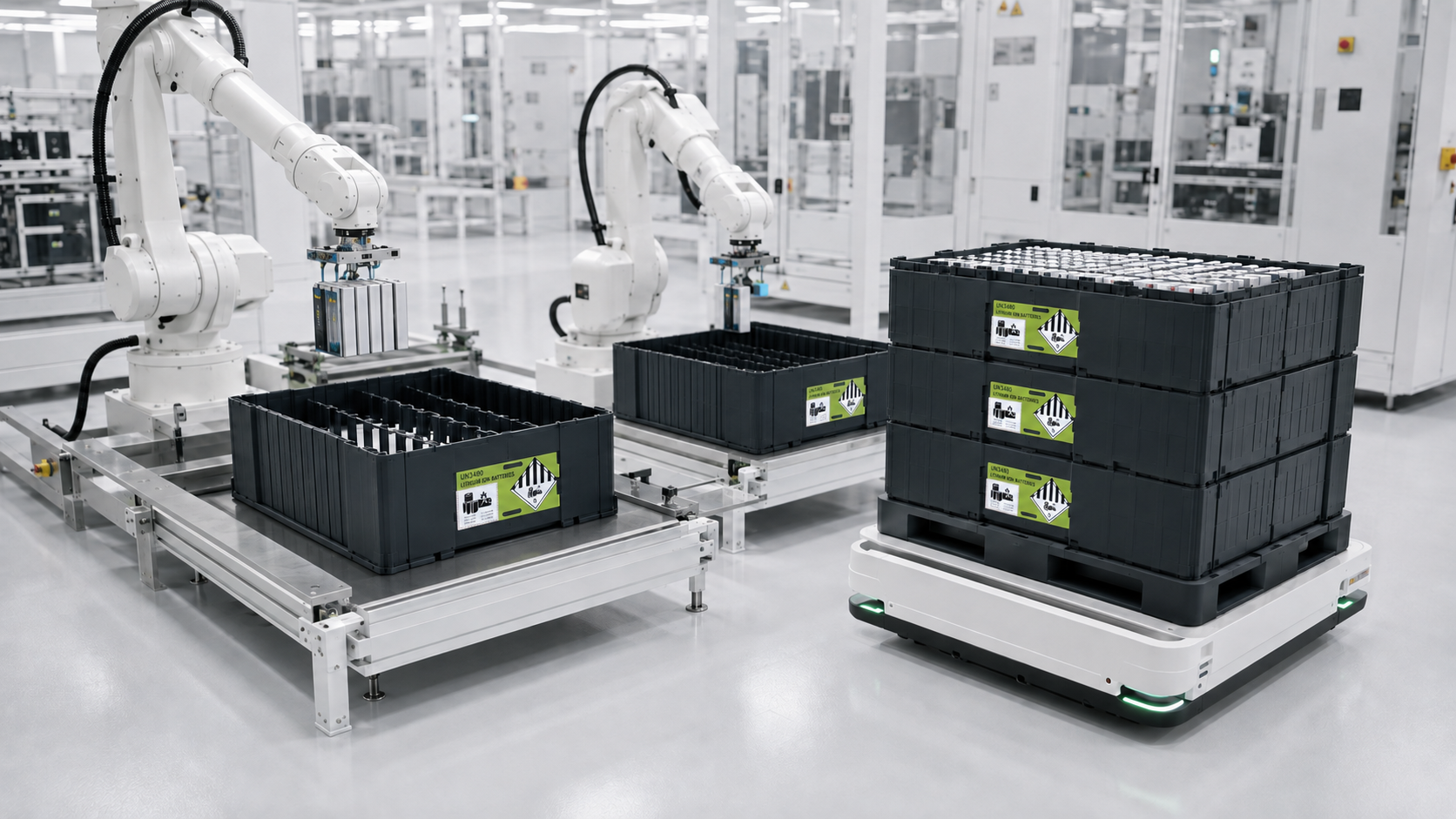 Battery production workflow