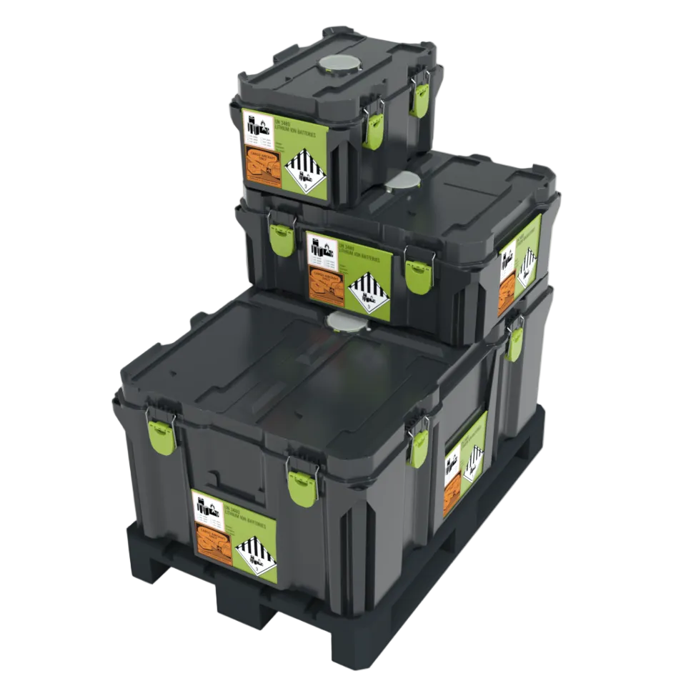 Modular battery packaging for transport and storage